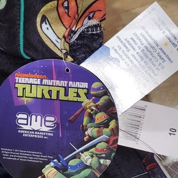 NWT Mario Bros Pyjama + a TMNT Pyjama top (also NWT) - Picture 4 of 8